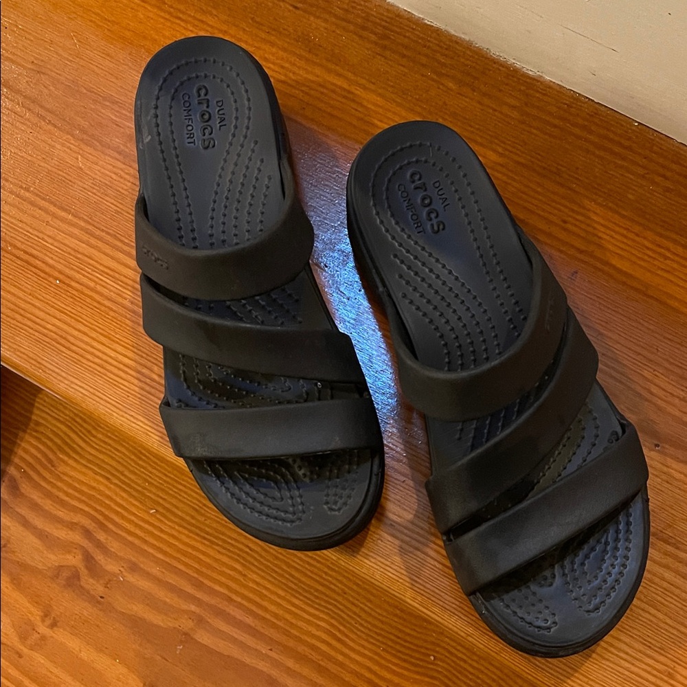 CROCS Black Women's Sandals
